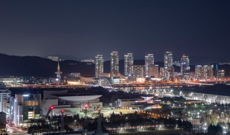 매그놀리아 오피스텔에서 본 대전